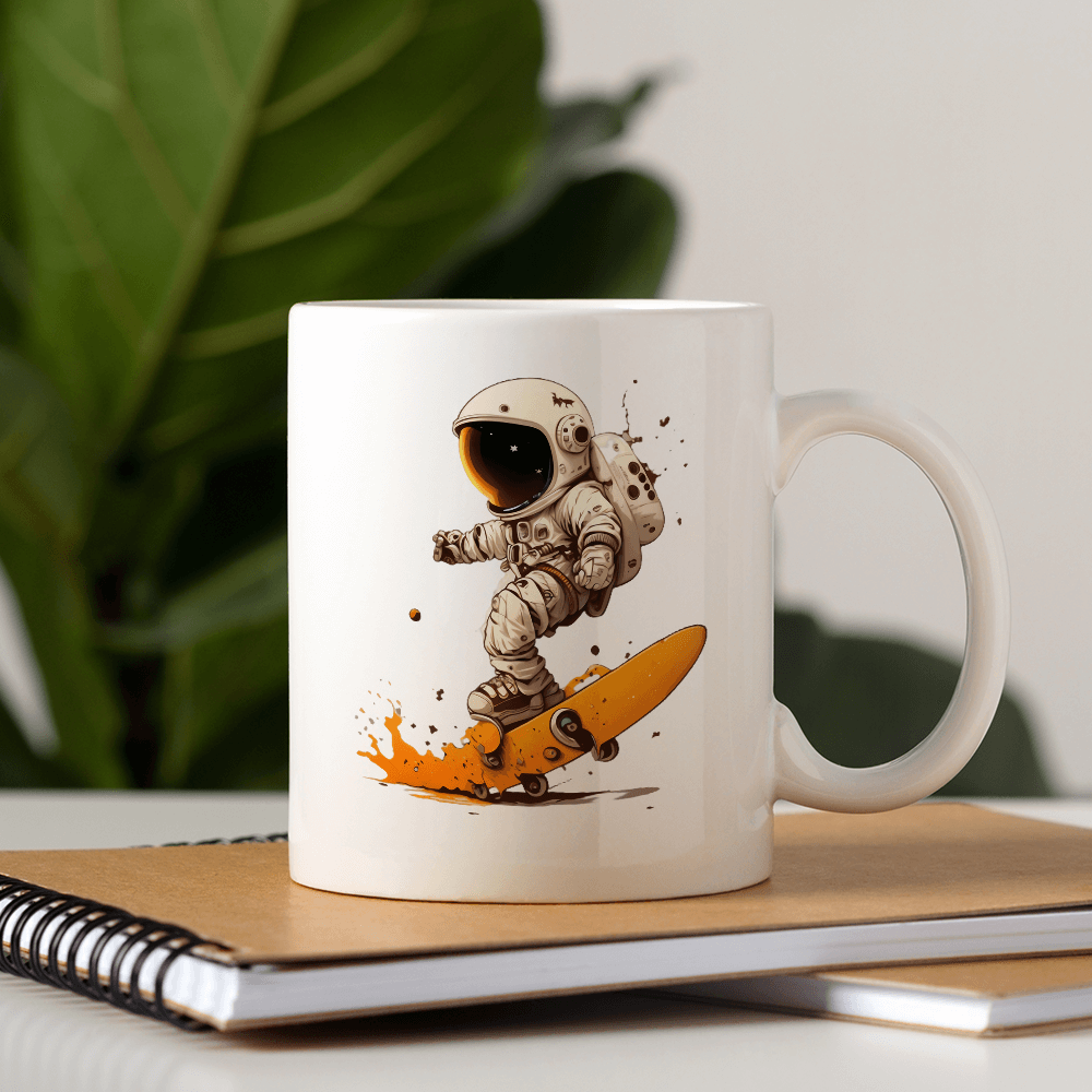Skating Astronaut Design - HeatPressNation