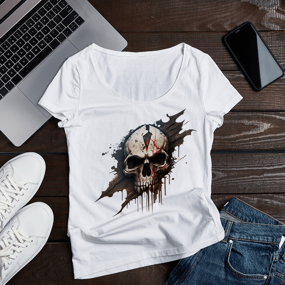 Skull Grunge Design - HeatPressNation