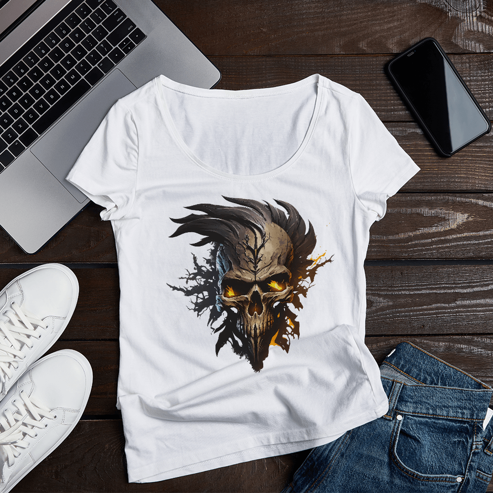 Fire Skull Design - HeatPressNation