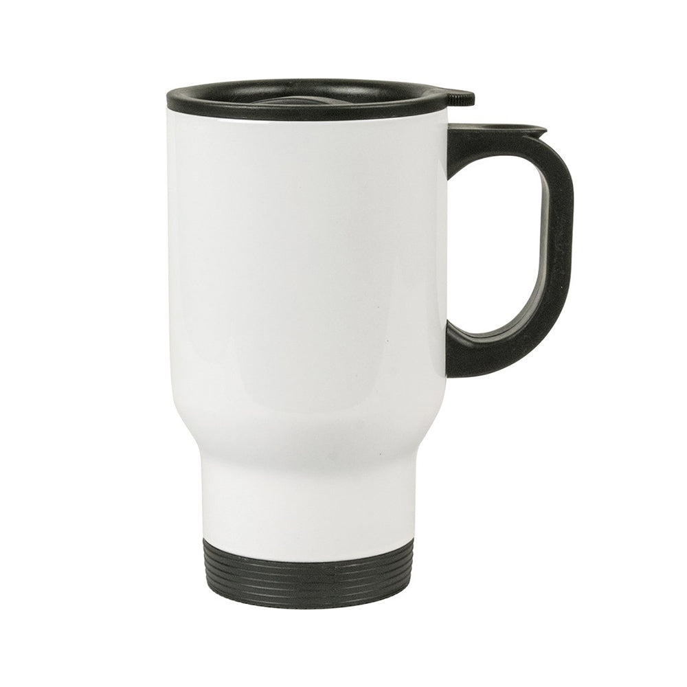 Travel　HPN　SubliCraft　Sublimation　14　Steel　oz.　White　Stainless　Mug