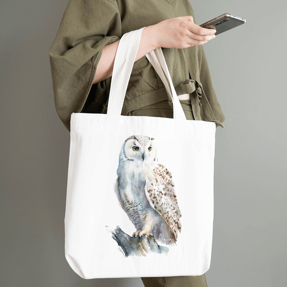 Snow Owl Left Design - HeatPressNation