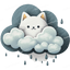 Cat in Clouds Design