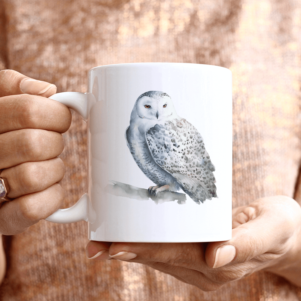 White Owl Side Design - HeatPressNation