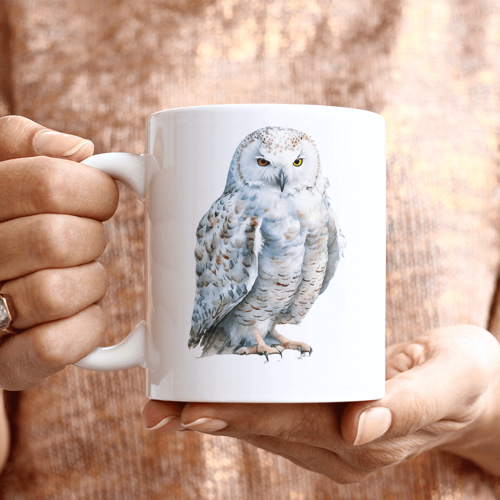 White Owl Front Design - HeatPressNation