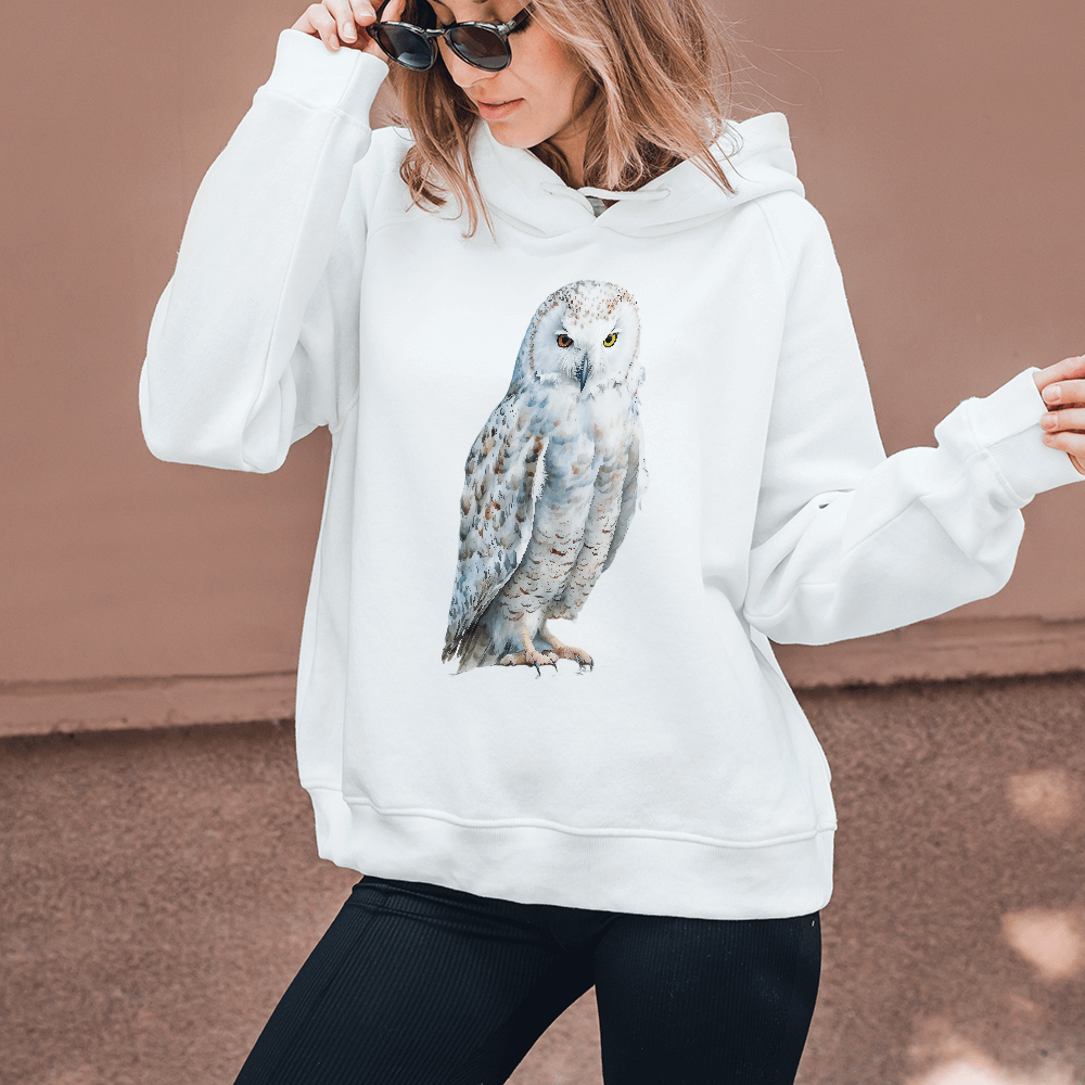 White Owl Front Design - HeatPressNation
