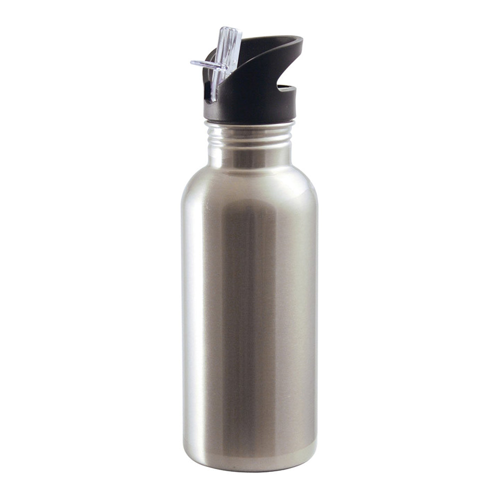 16oz Water Bottles with Straw and Stickers, Stainless