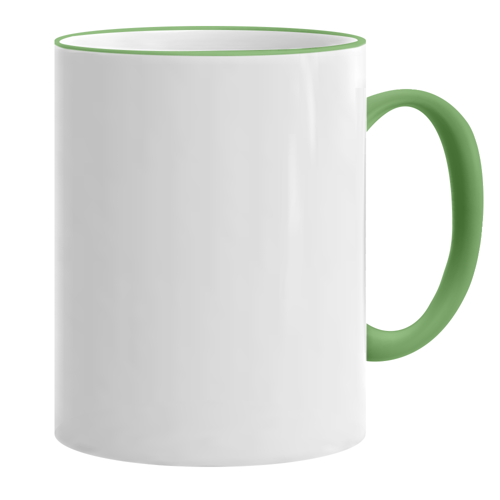 HPN ORCA Premium 11 oz. Color Rim + Handle Sublimation Ceramic Mug - 36 per Case - HeatPressNation