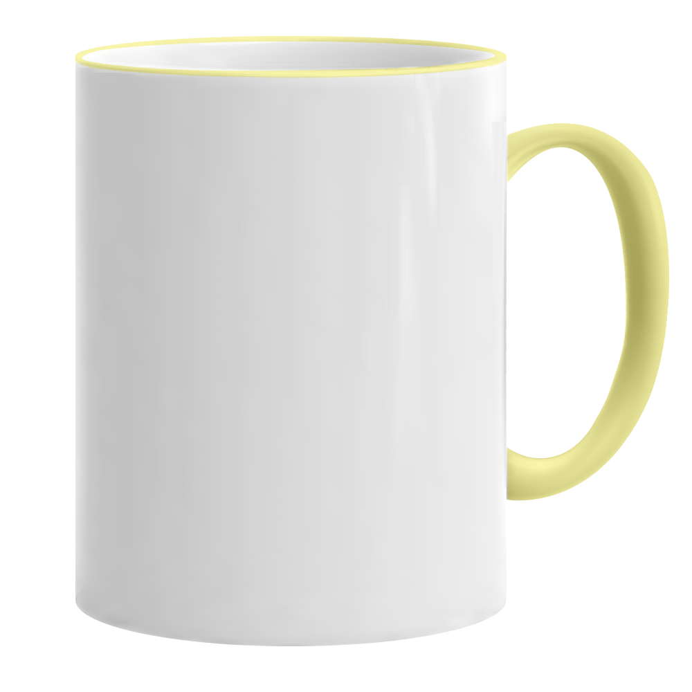 HPN ORCA Premium 11 oz. Color Rim + Handle Sublimation Ceramic Mug - 36 per Case - HeatPressNation