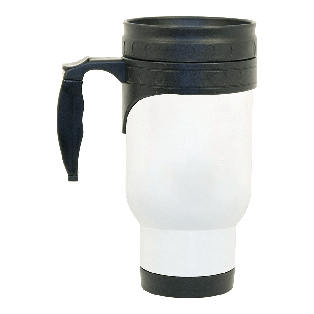 HPN SubliCraft 14 oz. White Stainless Steel Sublimation Mug - 24 per Case - HeatPressNation