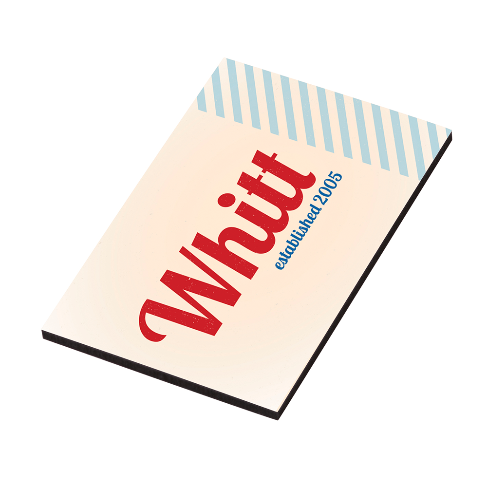 Unisub 2" x 3" Rectangle Sublimation Hardboard Magnet - HeatPressNation