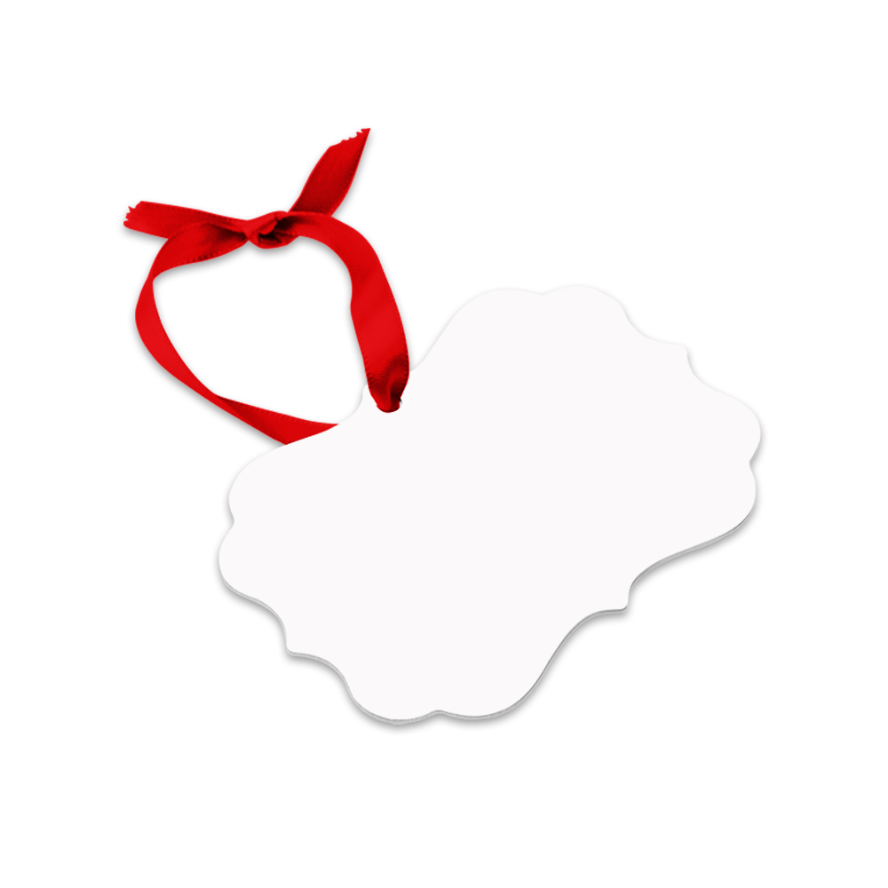 Unisub 3.95" x 2.76" Benelux Sublimation Aluminum Ornament - HeatPressNation