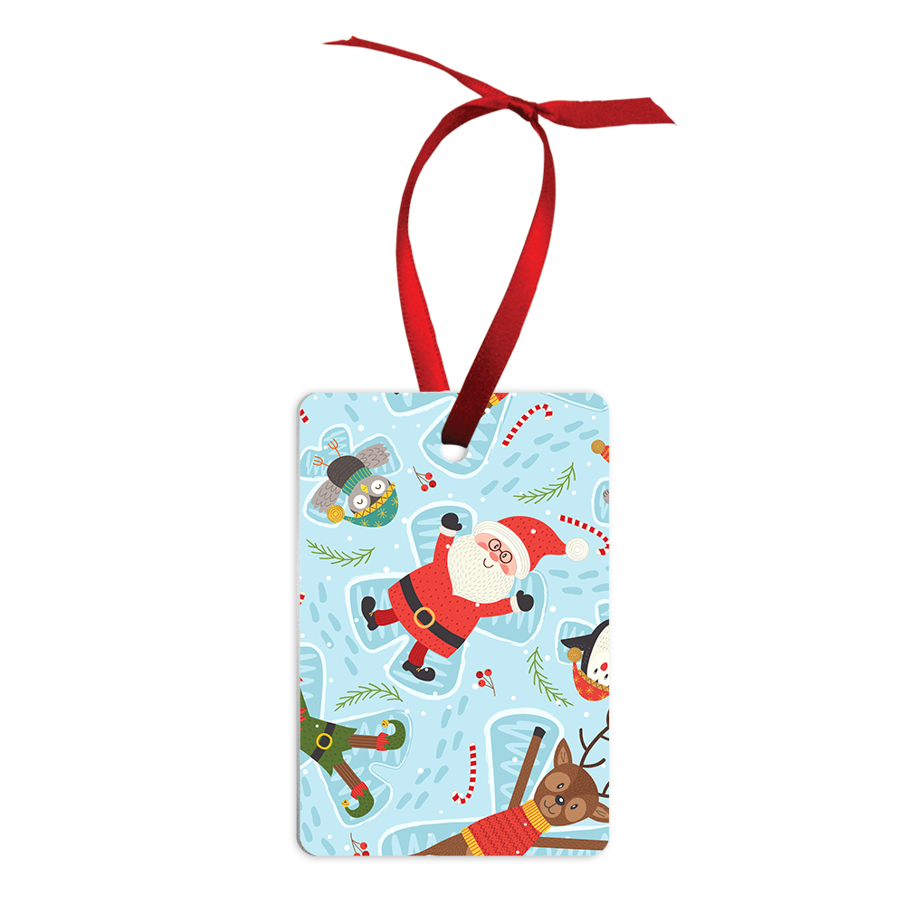 Unisub 2" x 3" Vertical Rectangle Sublimation Aluminum Ornament - HeatPressNation