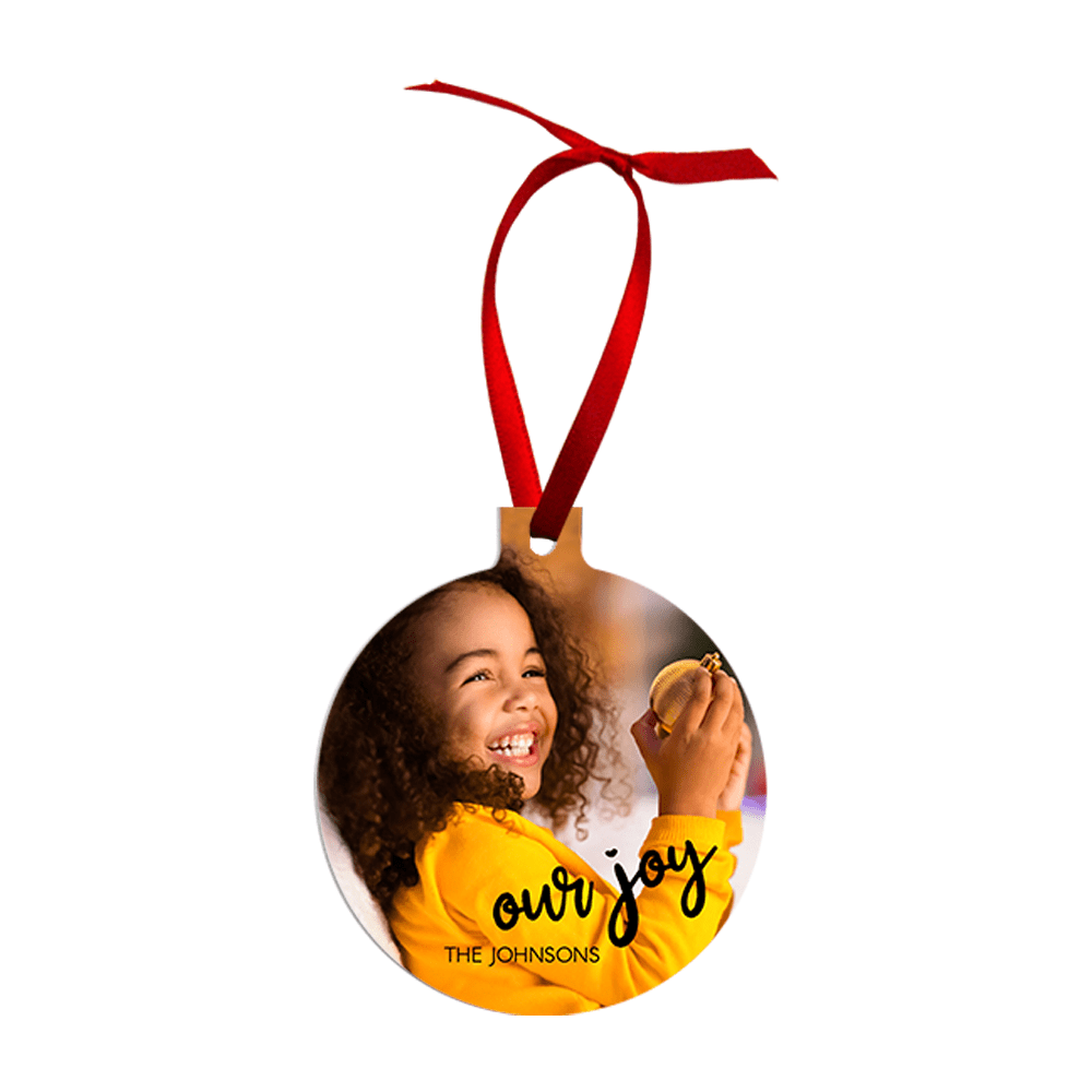 Unisub 3" x 3.37" Ball Sublimation Aluminum Ornament - HeatPressNation