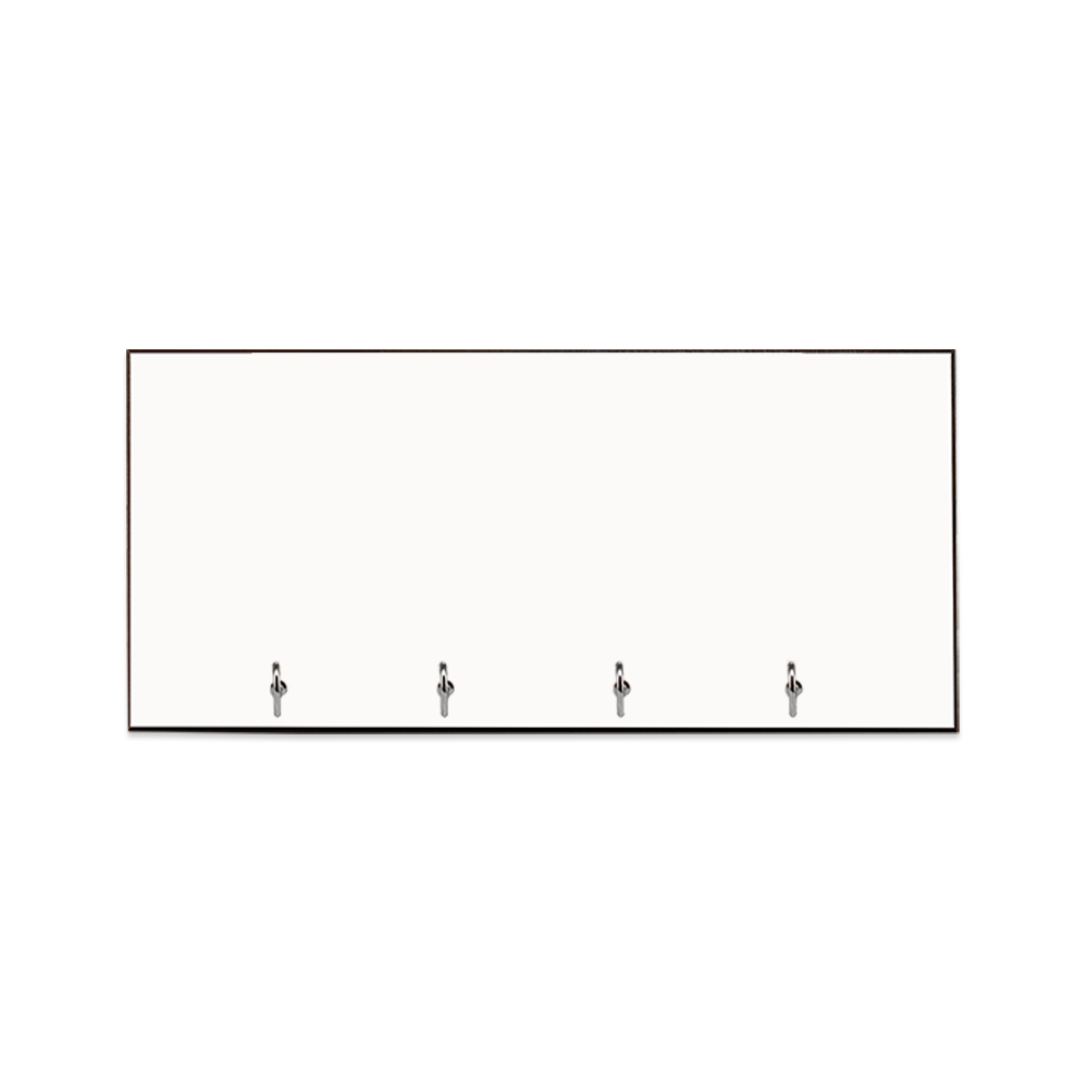 Unisub 5" x 11" Sublimation FRP Key Hanger with Brass Hooks - HeatPressNation