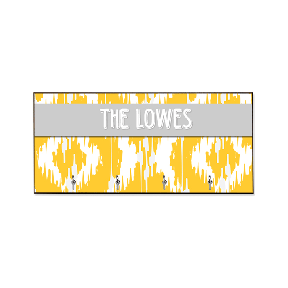 Unisub 5" x 11" Sublimation FRP Key Hanger with Brass Hooks - HeatPressNation