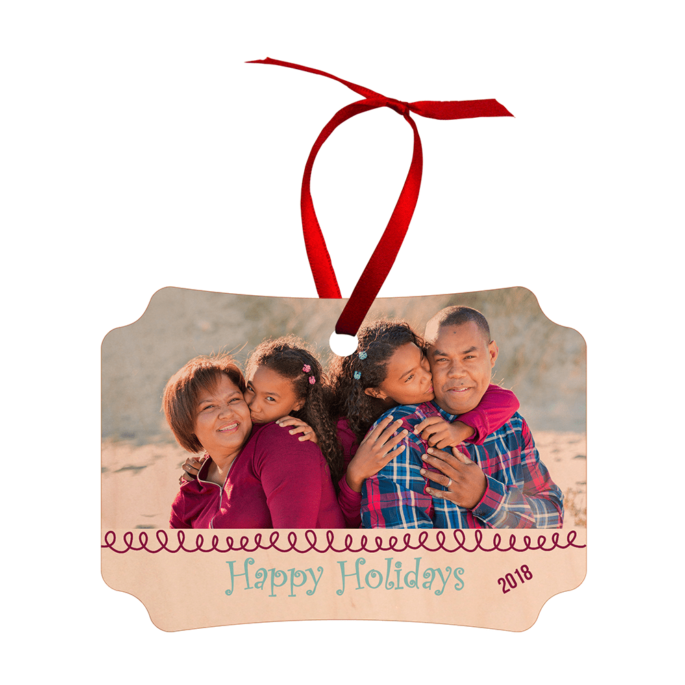 Unisub 3.95" x 2.74" Berlin Sublimation Maple Ornament - HeatPressNation