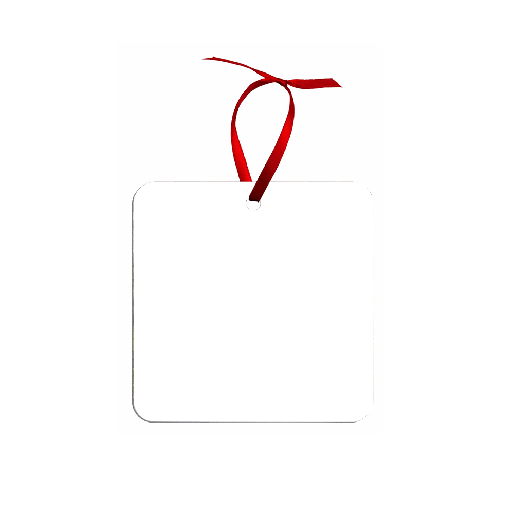 Unisub 3.9" x 3.9" Jumbo Square Sublimation Aluminum Ornament - HeatPressNation