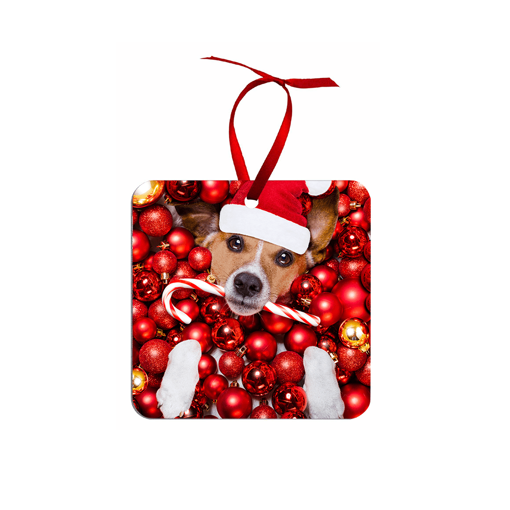 Unisub 3.9" x 3.9" Jumbo Square Sublimation Aluminum Ornament - HeatPressNation