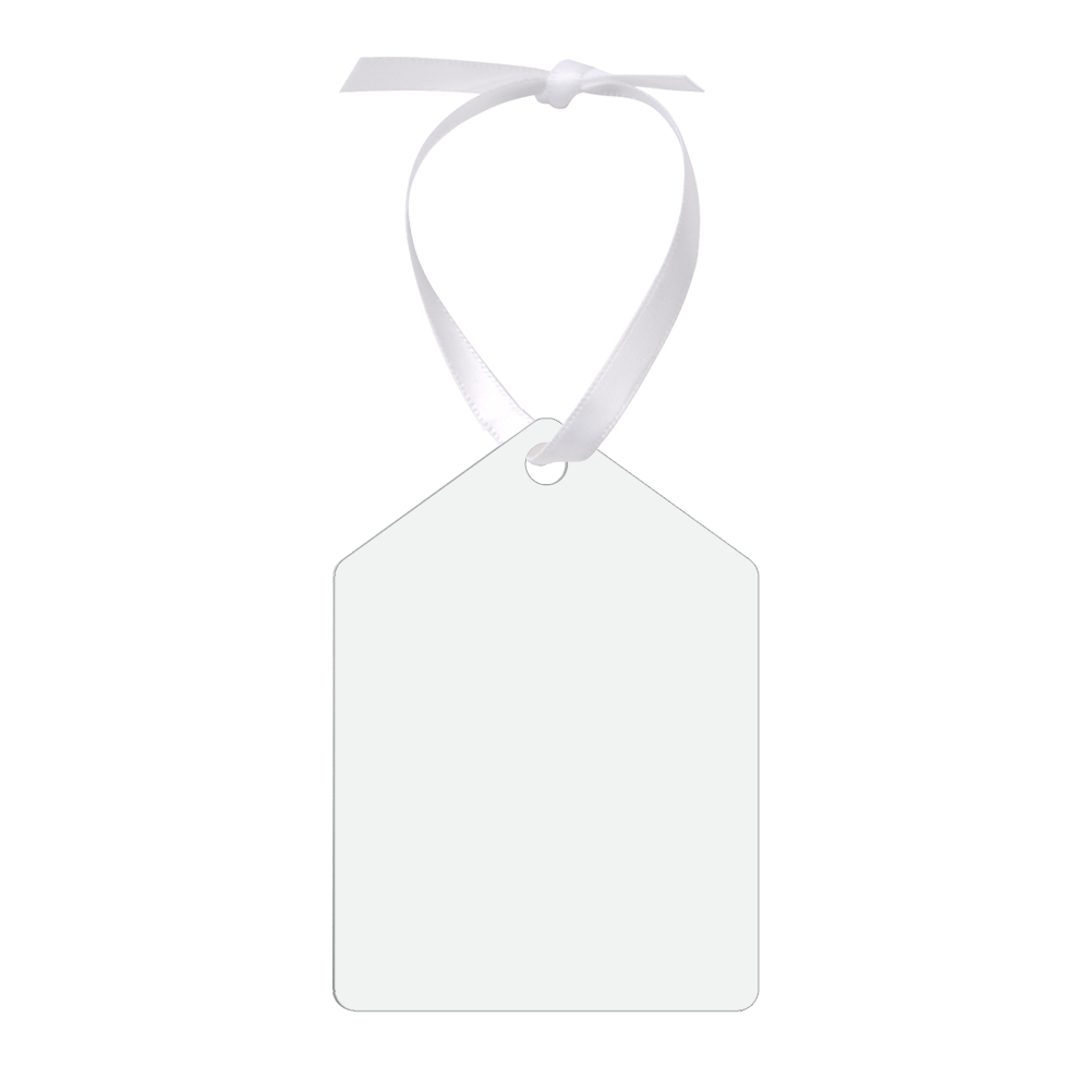 Unisub 2.5" x 3.5" Tag Sublimation Aluminum Ornament - HeatPressNation