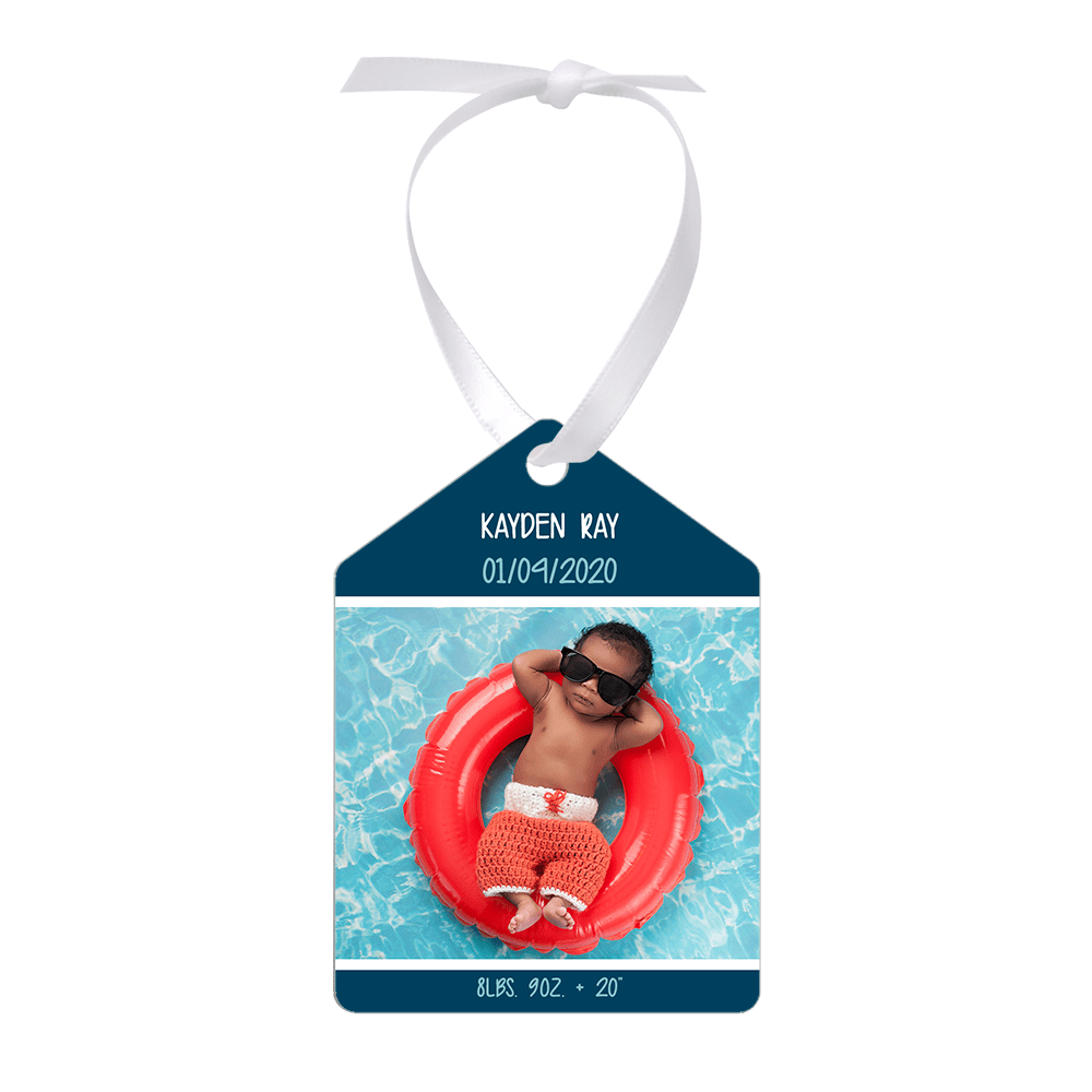 Unisub 2.5" x 3.5" Tag Sublimation Aluminum Ornament - HeatPressNation