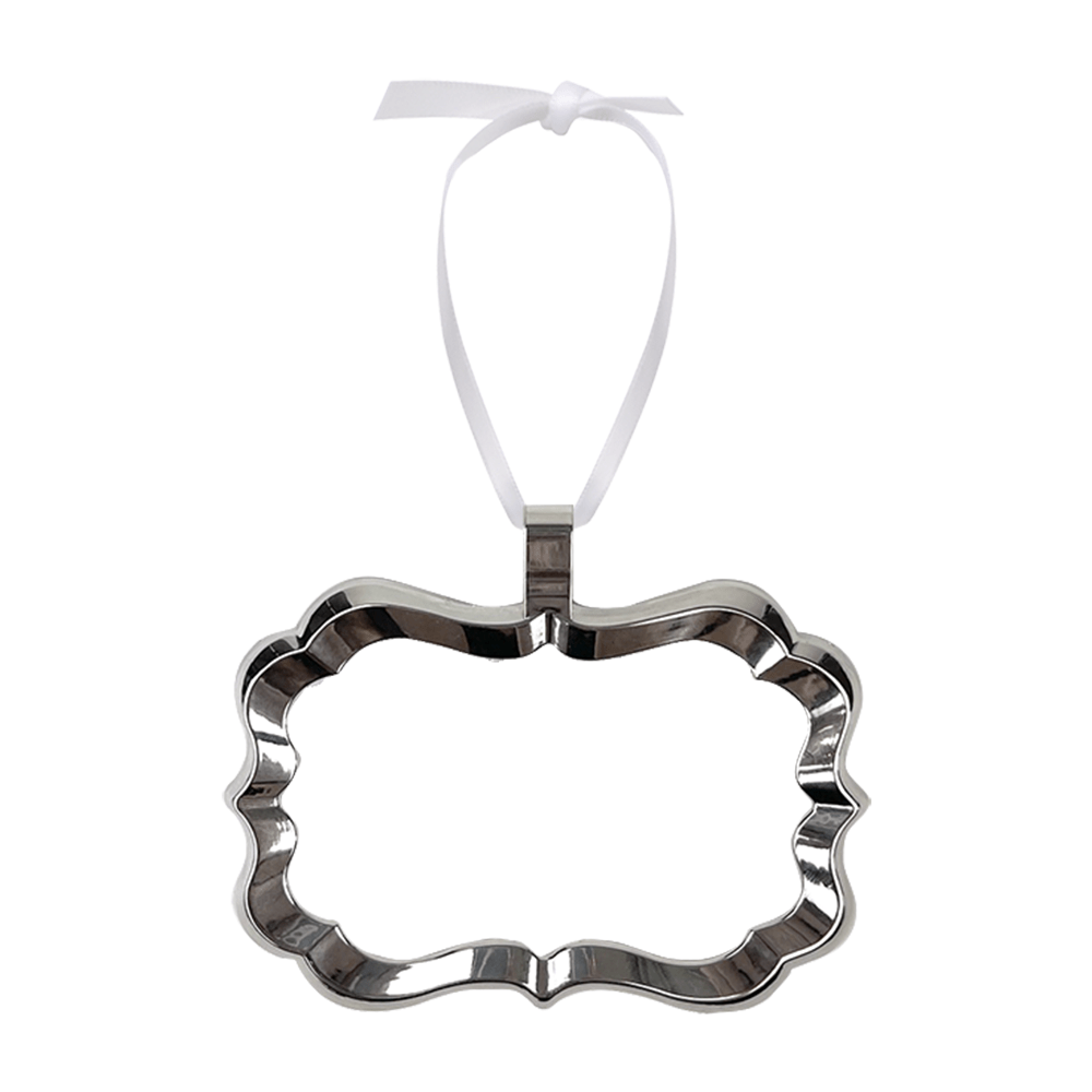 Unisub 4.33" x 2.95" Framed Benelux Sublimation Ornament - HeatPressNation