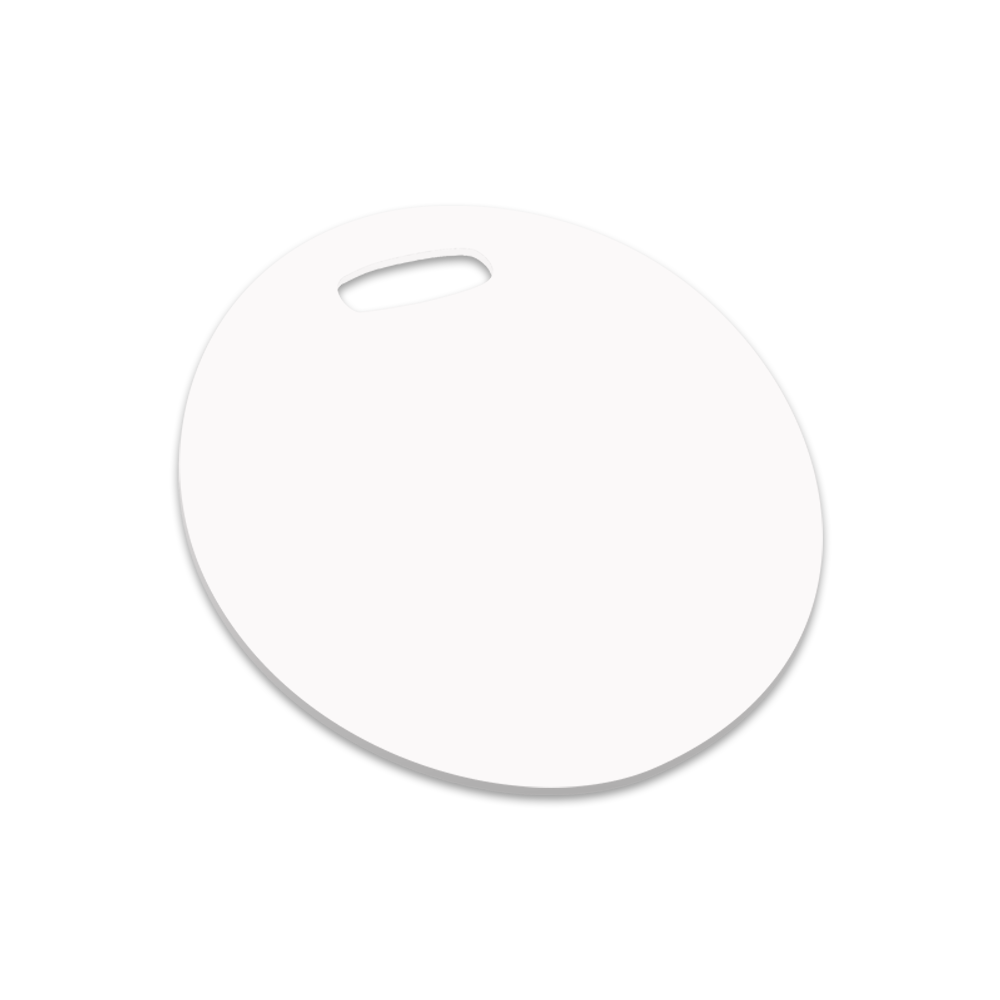 Unisub 4" Round Sublimation FRP Bag Tag - HeatPressNation