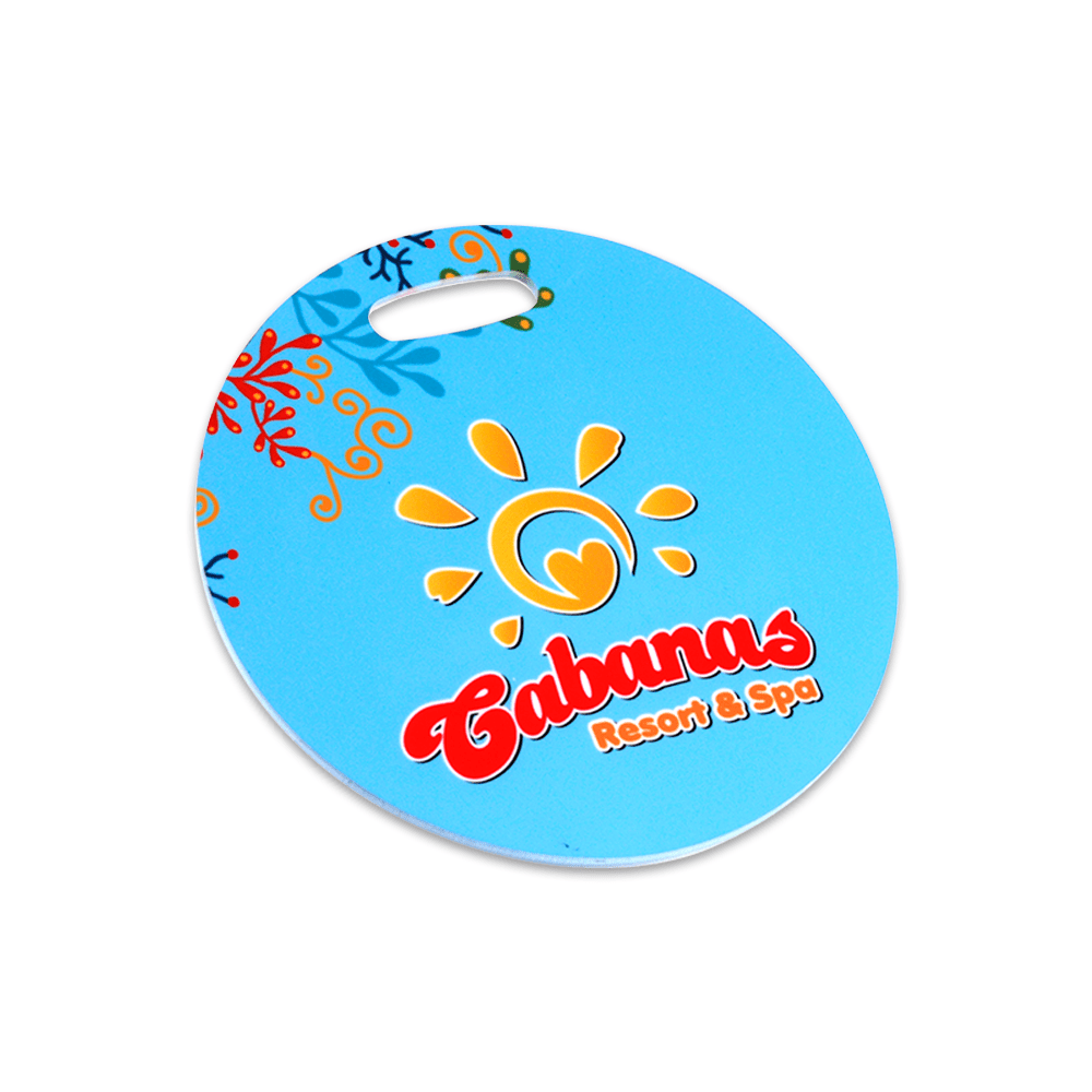 Unisub 4" Round Sublimation FRP Bag Tag - HeatPressNation