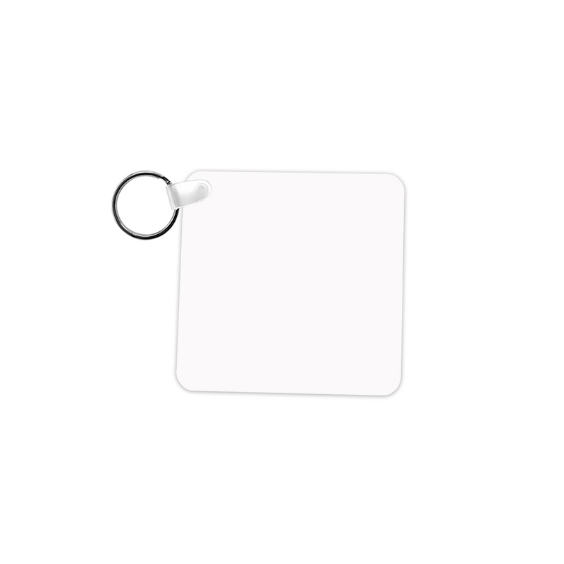 Unisub 2.25" x 2.25" Square Sublimation FRP Keychain