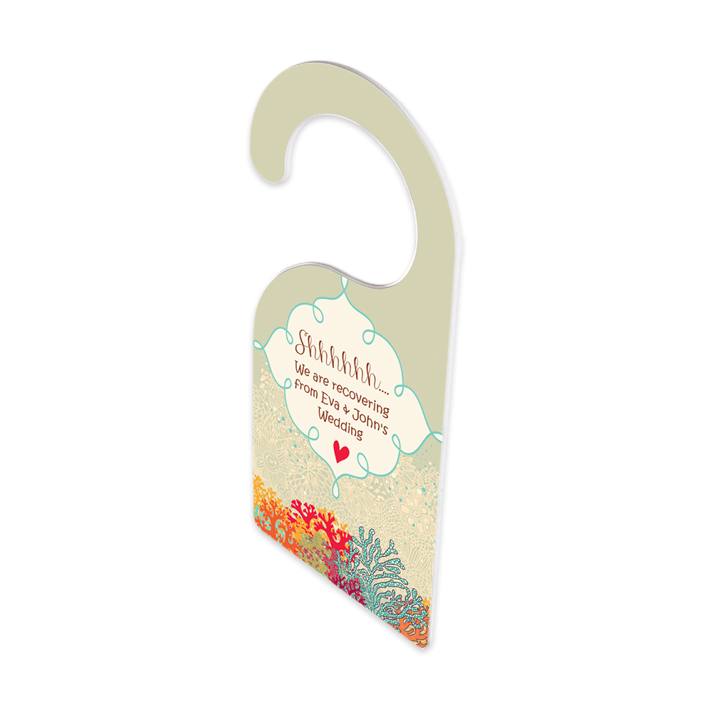 Unisub 4" x 9" Sublimation FRP Door Hanger - HeatPressNation