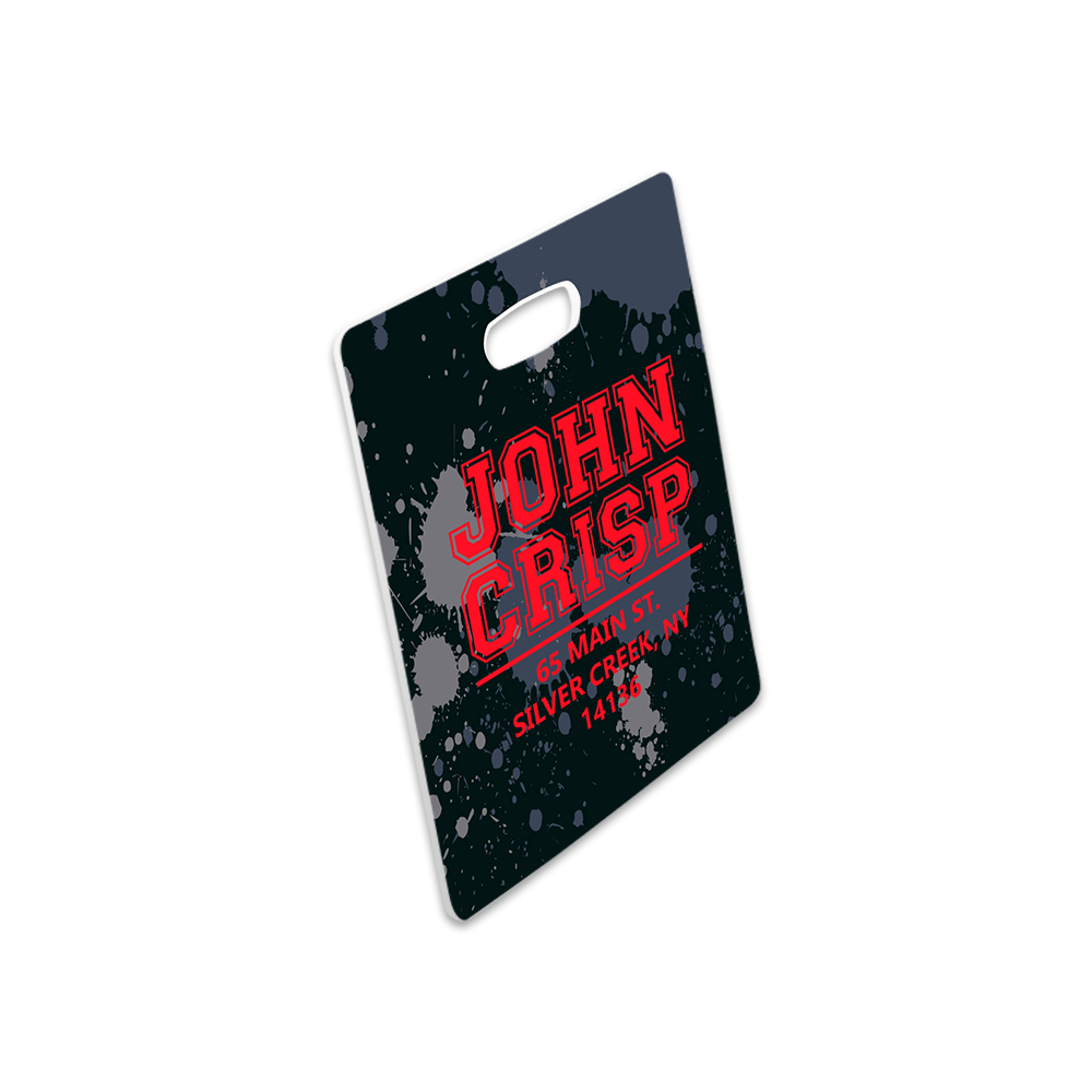 Unisub 3.5" x 3.5" Square Sublimation FRP Bag Tag - HeatPressNation