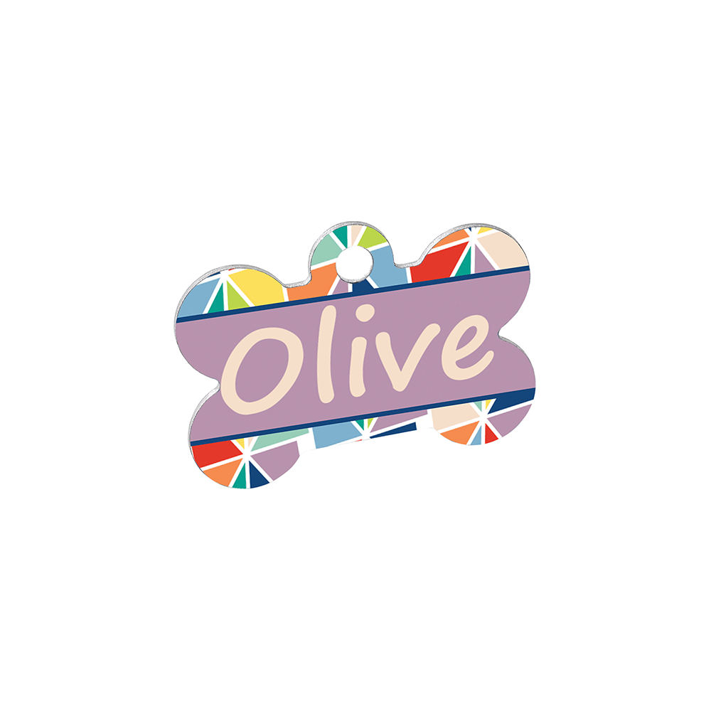 Unisub 1.5" x 1" Dog Bone Sublimation Aluminum Pet Tag - HeatPressNation