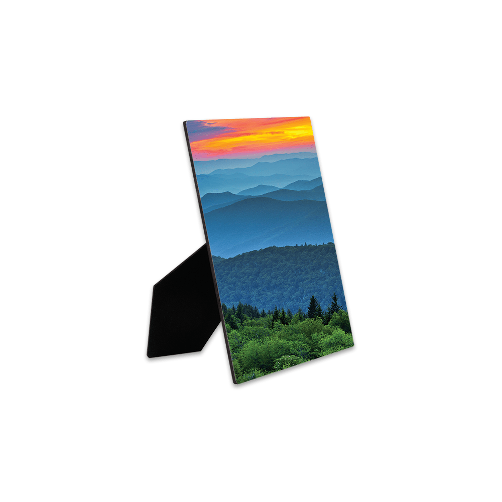 ChromaLuxe 5" x 7" Gloss Sublimation Hardboard Photo Panel with Easel - HeatPressNation