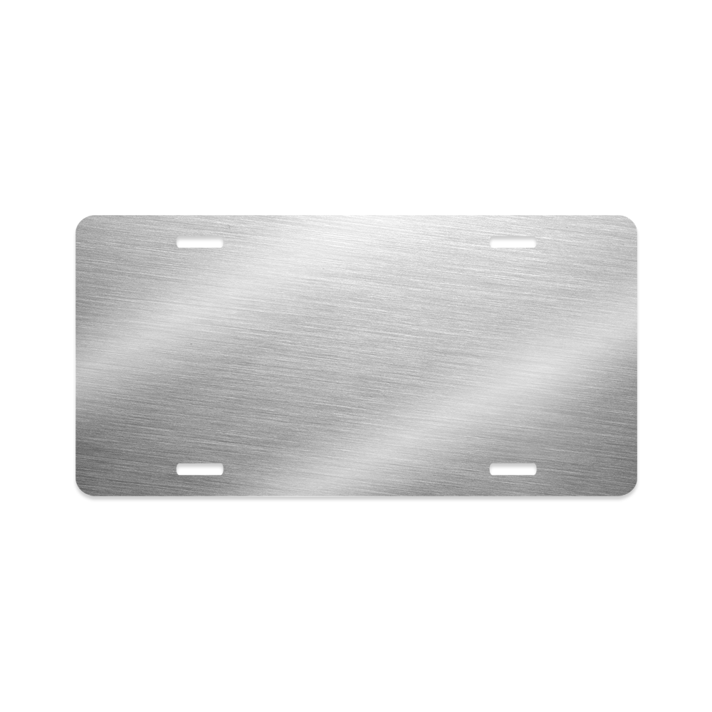 Unisub 11.875 x 5.875 Clear Gloss Sublimation Aluminum License Plate
