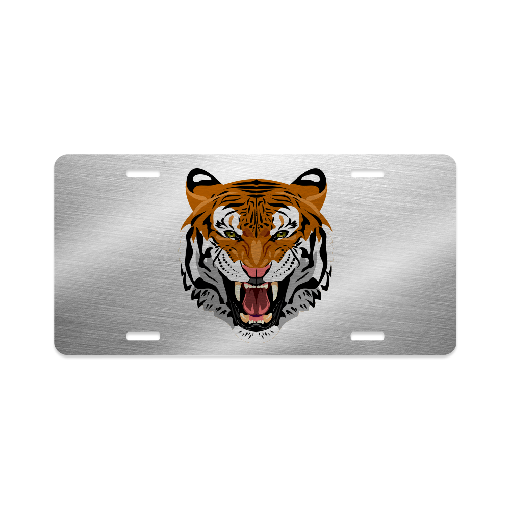 Unisub 11.875" x 5.875" Clear Gloss Sublimation Aluminum License Plate - HeatPressNation