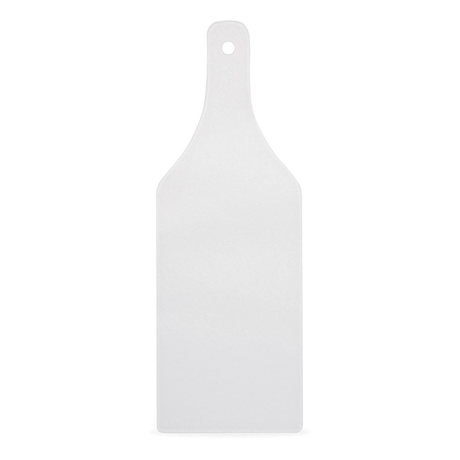 HPN SubliCraft 4.5" x 12.5" Wine Bottle Shaped Sublimation Glass Cutting Board - 48 per Case - HeatPressNation