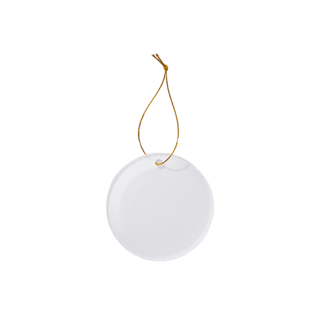 HPN SubliCraft 3" Round Sublimation Glass Ornament - 25 Per Case - HeatPressNation