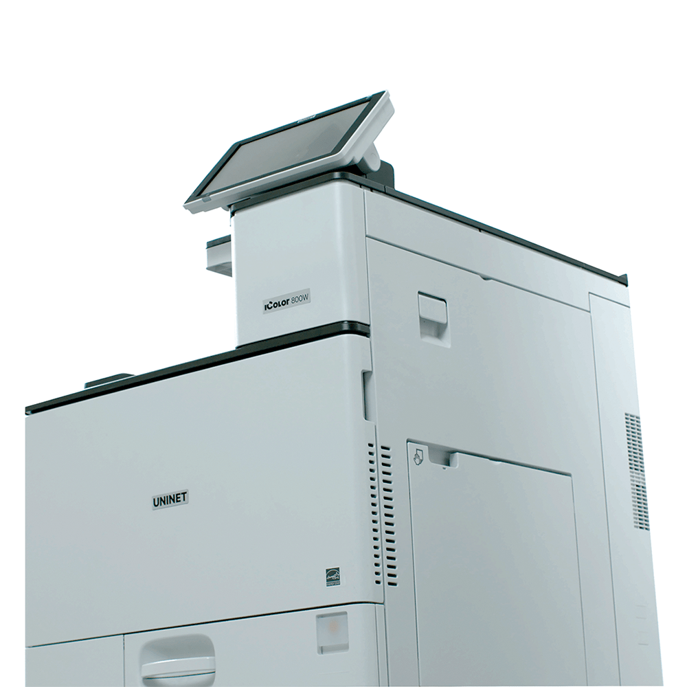 Uninet IColor 800W Pro White Toner DTF Printer with IColor ProRIP, SmartCUT Software, Masterclass, and Rolling Cart Storage - HeatPressNation