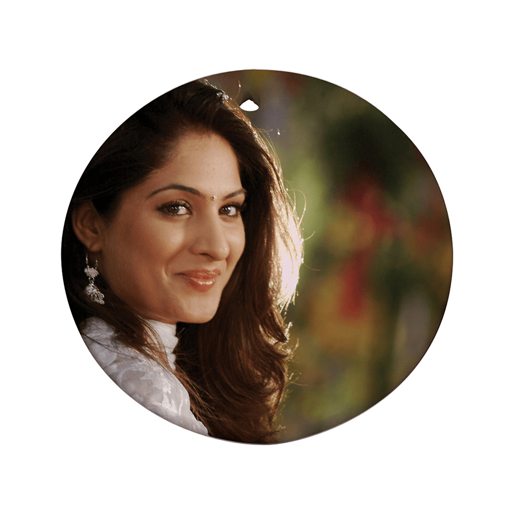 HPN SubliCraft 2.5" Round Sublimation Ornament with Hanger Hole - 100 per Case - HeatPressNation