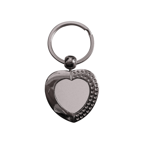 HPN SubliCraft Sublimation Key Ring - Heart - 20 per Case - HeatPressNation