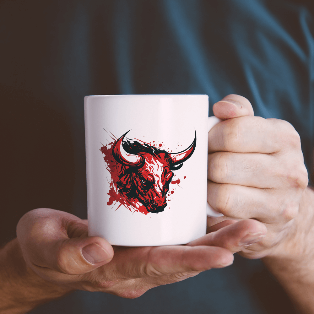 Angry Red Bull Design - HeatPressNation