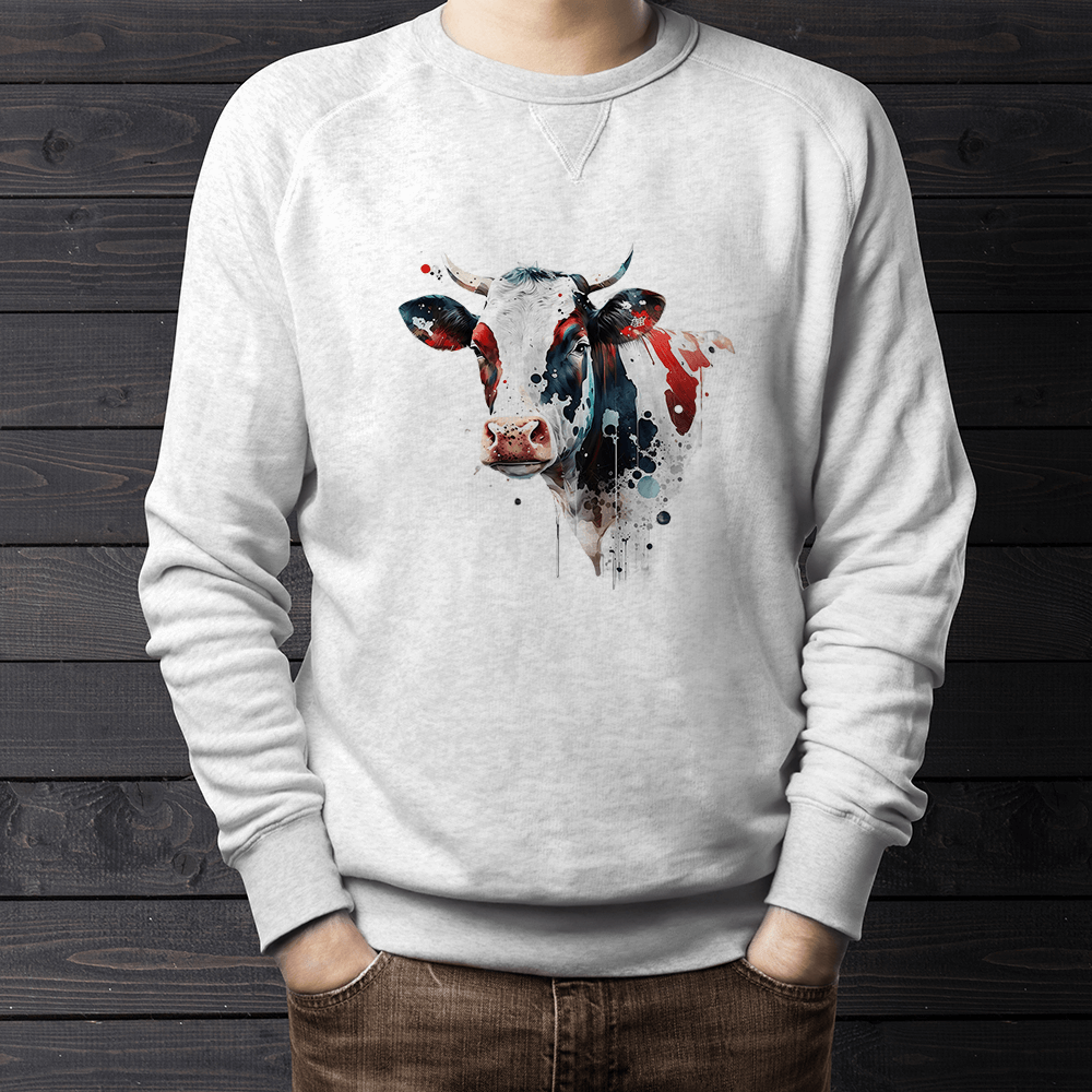 Splatter Cow Design - HeatPressNation