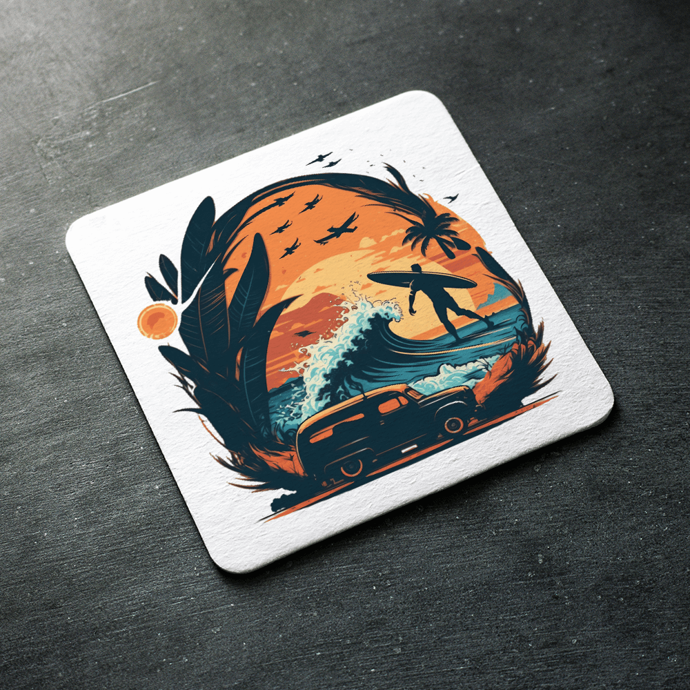 Surf Beach Design - HeatPressNation