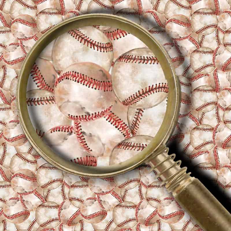 Sparkleberry Ink PATTERNED Heat Transfer Vinyl - Baseballs - HeatPressNation