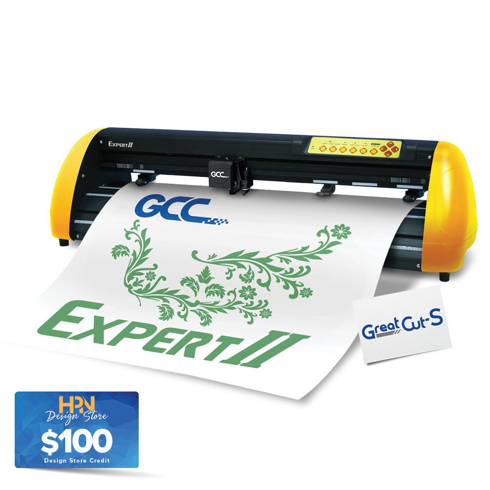GCC Expert II 24 Vinyl Cutter Plotter - HeatPressNation