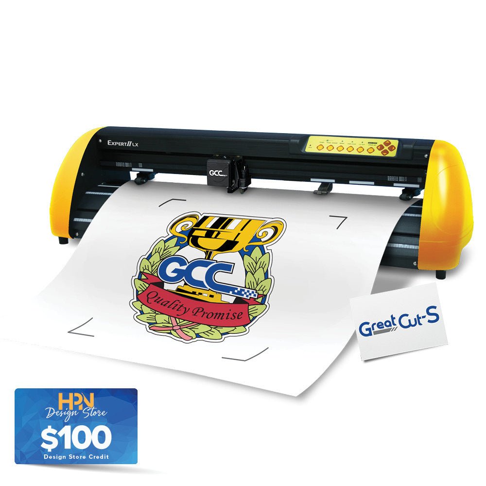 GCC Expert II 24 LX Vinyl Cutter Plotter - HeatPressNation