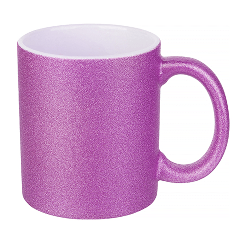 HPN SubliCraft 11 oz. Glitter Sublimation Ceramic Mug - 36 per case - HeatPressNation