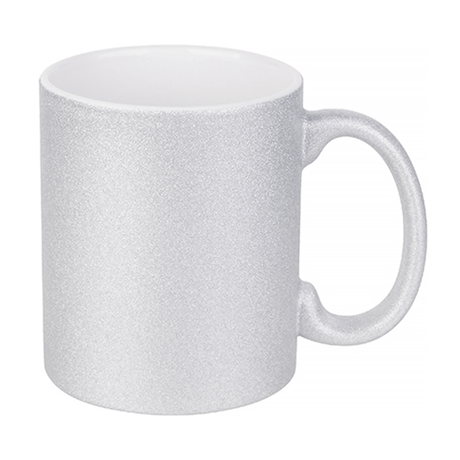 HPN SubliCraft 11 oz. Glitter Sublimation Ceramic Mug - 12 per case - HeatPressNation