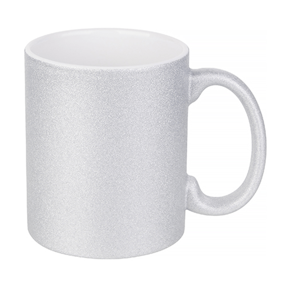 HPN SubliCraft 11 oz. Glitter Sublimation Ceramic Mug - 36 per case - HeatPressNation