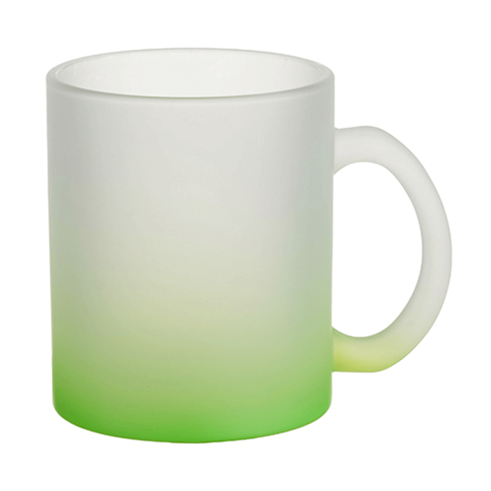 HPN SubliCraft 11 oz. Color Gradient Sublimation Glass Mug - 12 per case - HeatPressNation
