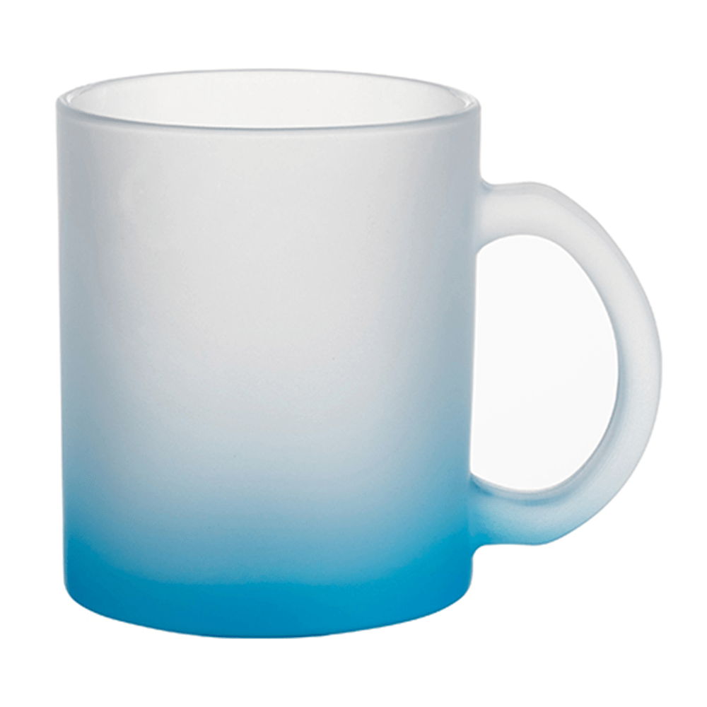 HPN SubliCraft 11 oz. Color Gradient Sublimation Glass Mug - 36 per case - HeatPressNation
